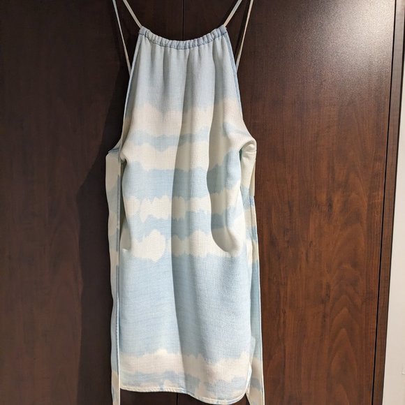 Anthropologie [ Cloth & Stone ] Blue Tie-Dye Mini Dress New with Tags (M) - Picture 8 of 9